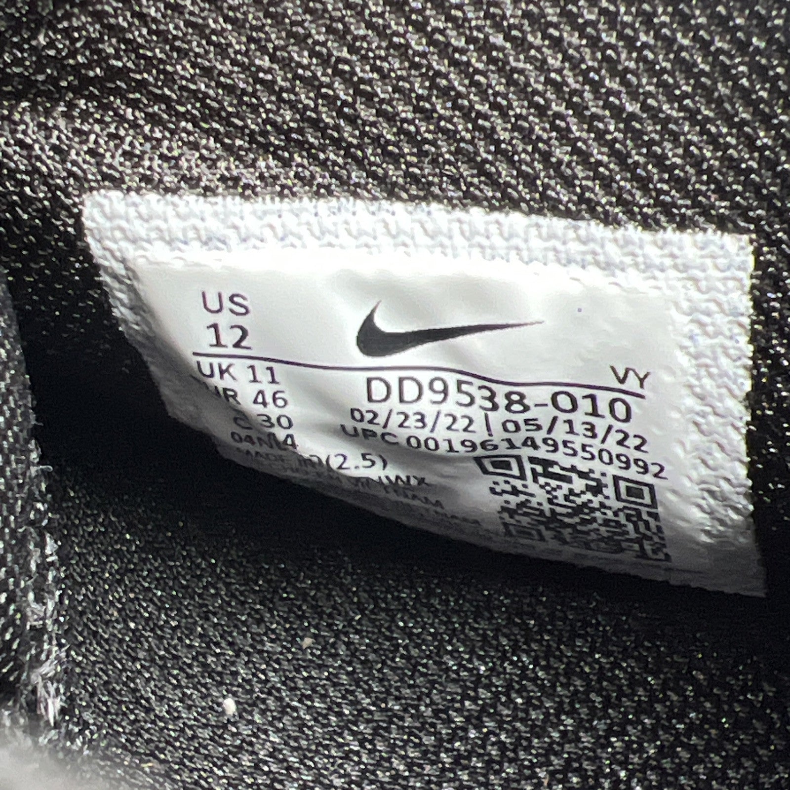 Size 12 - Nike KD Trey 5 X Black Metallic Gold (DD9538-010)