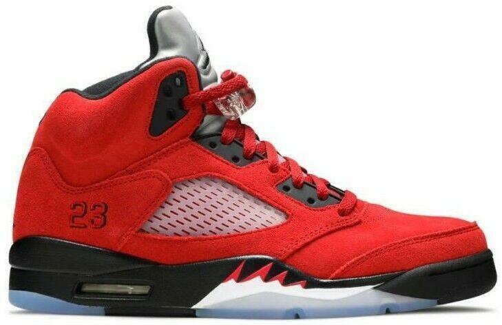 Size 9 - Air Jordan 5 Retro Raging Bull Red Suede (136027-601)