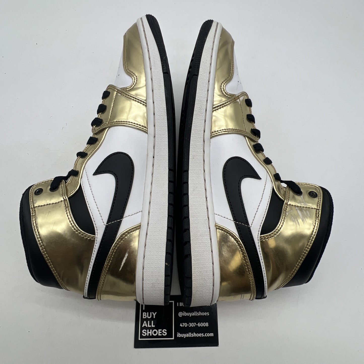 Size 10 - Air Jordan 1 Mid SE Metallic Gold 2020 (DC1419-700)