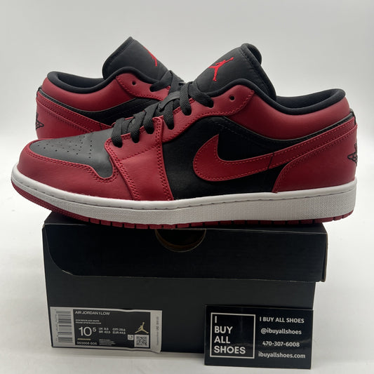 Size 10.5 - Air Jordan 1 Low Reverse Bred (553558-606)
