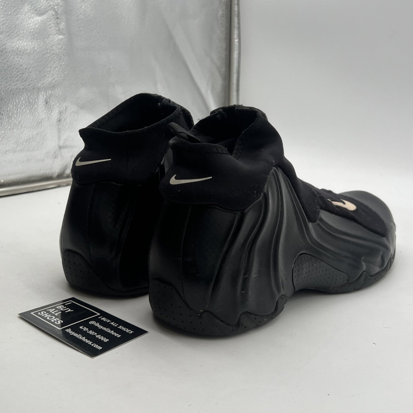 Size 10.5 - Nike Air Flightposite 2014 Carbon Fiber (642307-001)