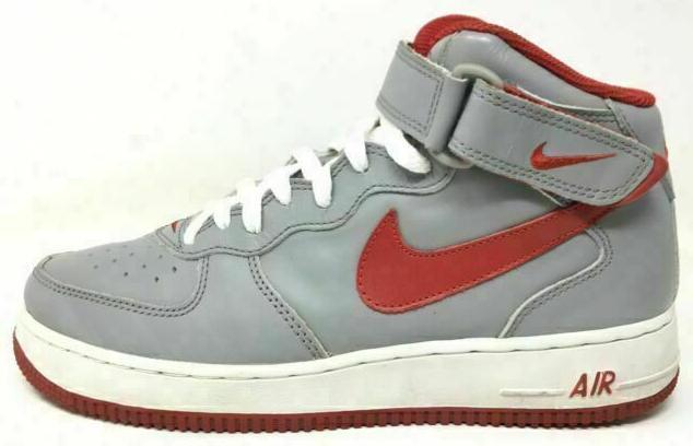 Size 9 - Nike Air Force 1 Mid Gray (306352-061)