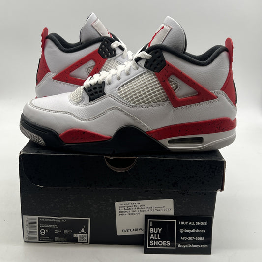 Size 9.5 - Air Jordan 4 Retro Mid Red Cement (DH6927-161)