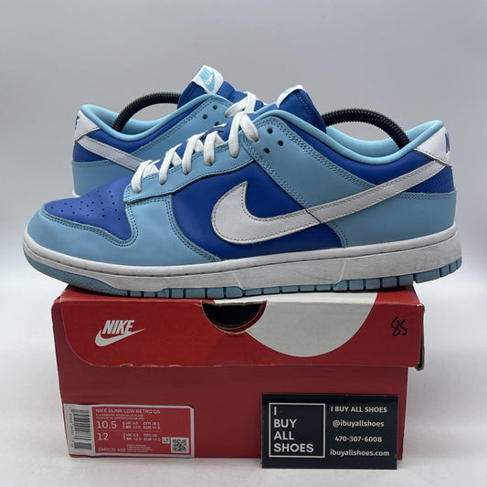 Size 10.5 - Nike Dunk Low Retro QS Argon Blue White Leather (DM0121-400)