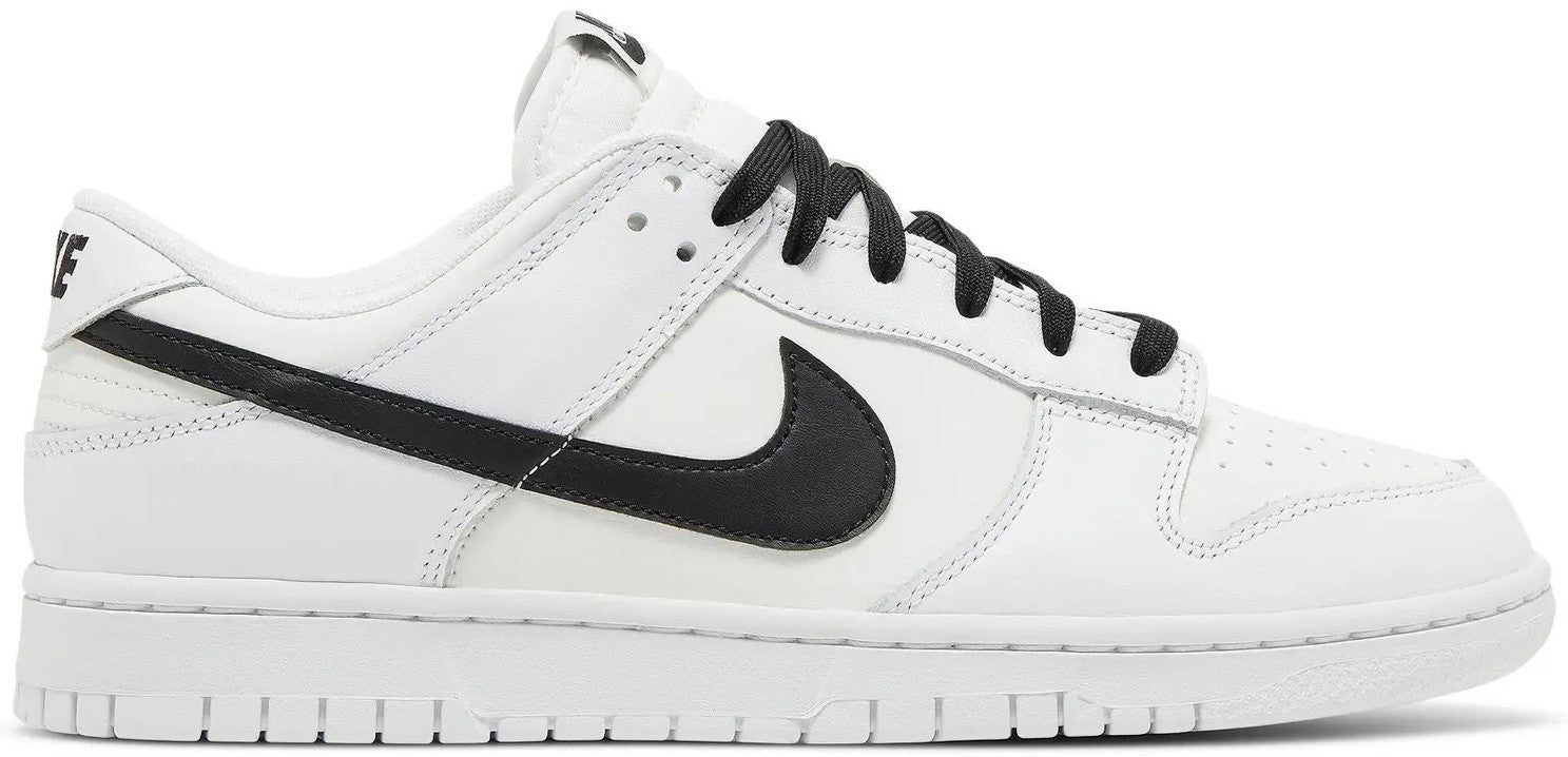 Size 10.5 - Nike Dunk Low Reverse Panda Black White Leather (DJ6188-101)