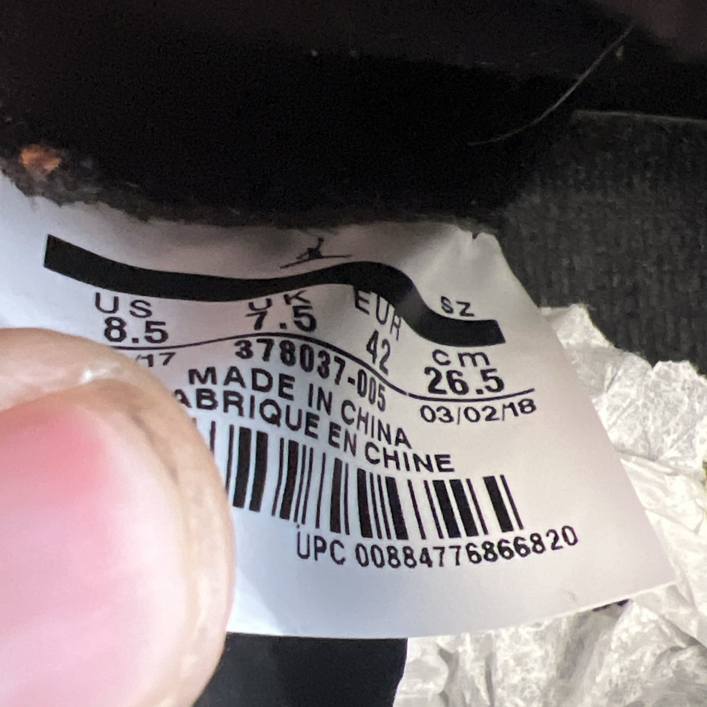 Size 9 - Air Jordan 11 Retro Cap and Gown 2018 (378038-005)