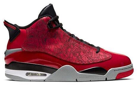 Size 12 - Jordan Dub Zero Toro Bravo Red Grey Black Leather (311046-600)
