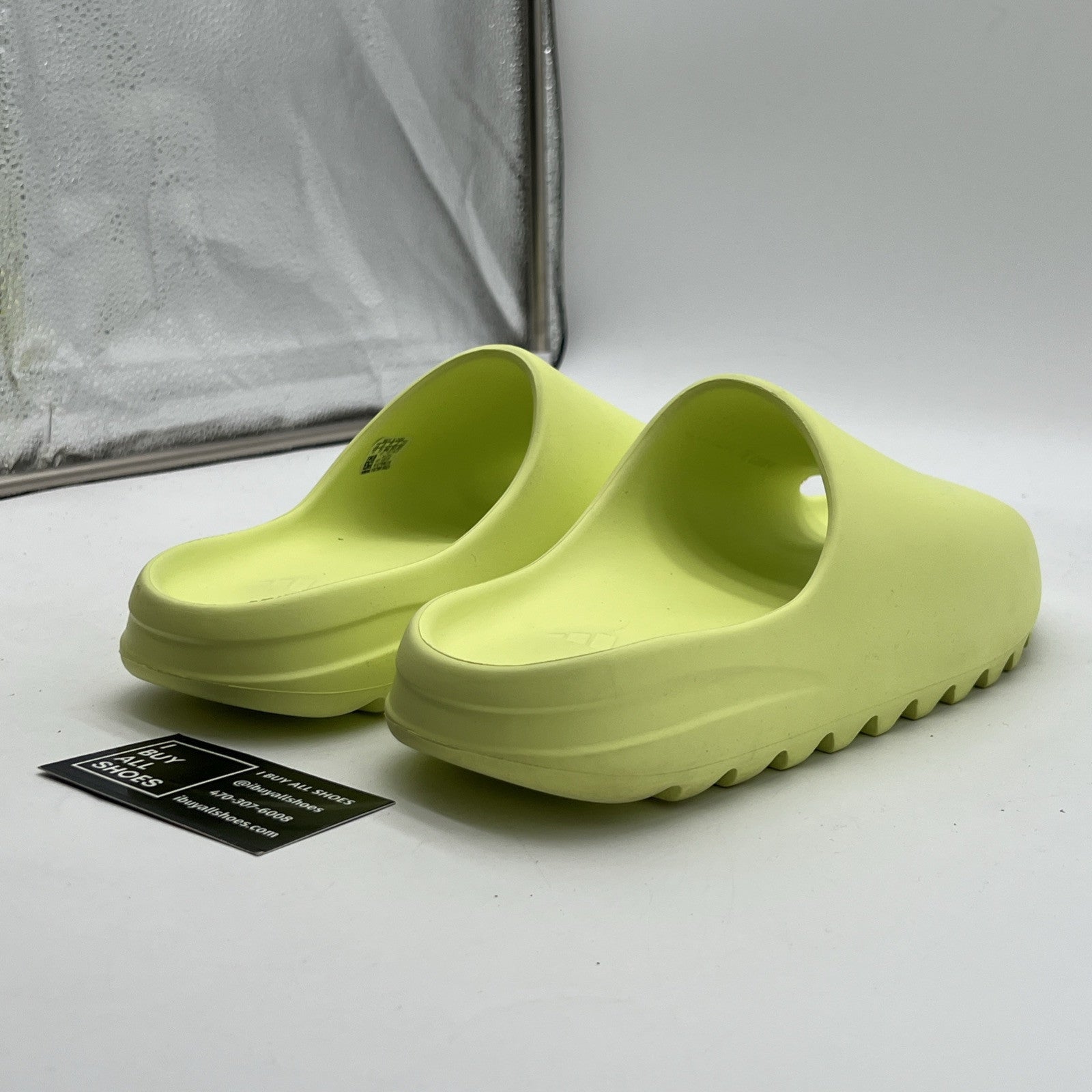 Size 11 - Adidas Yeezy Slide Glow Green (GX6139)