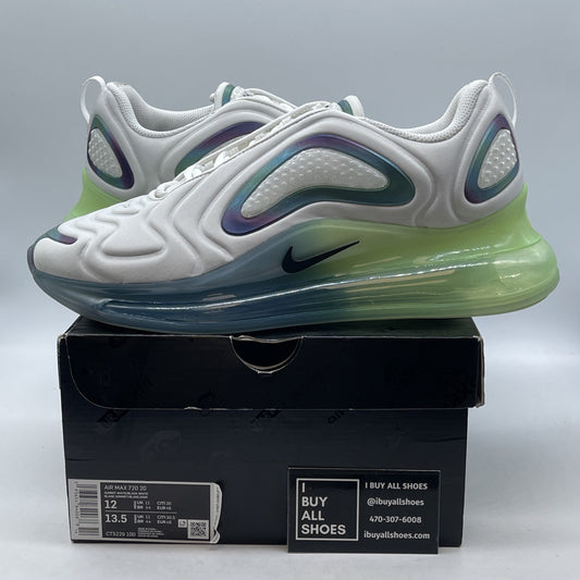 Size 12 - Nike Air Max 720 Bubble Pack White Purple Suede (CT5229-100)