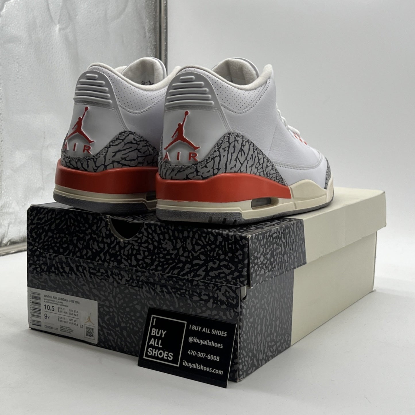 Size 10.5W - Air Jordan 3 Retro Georgia Peach (CK9246-121)