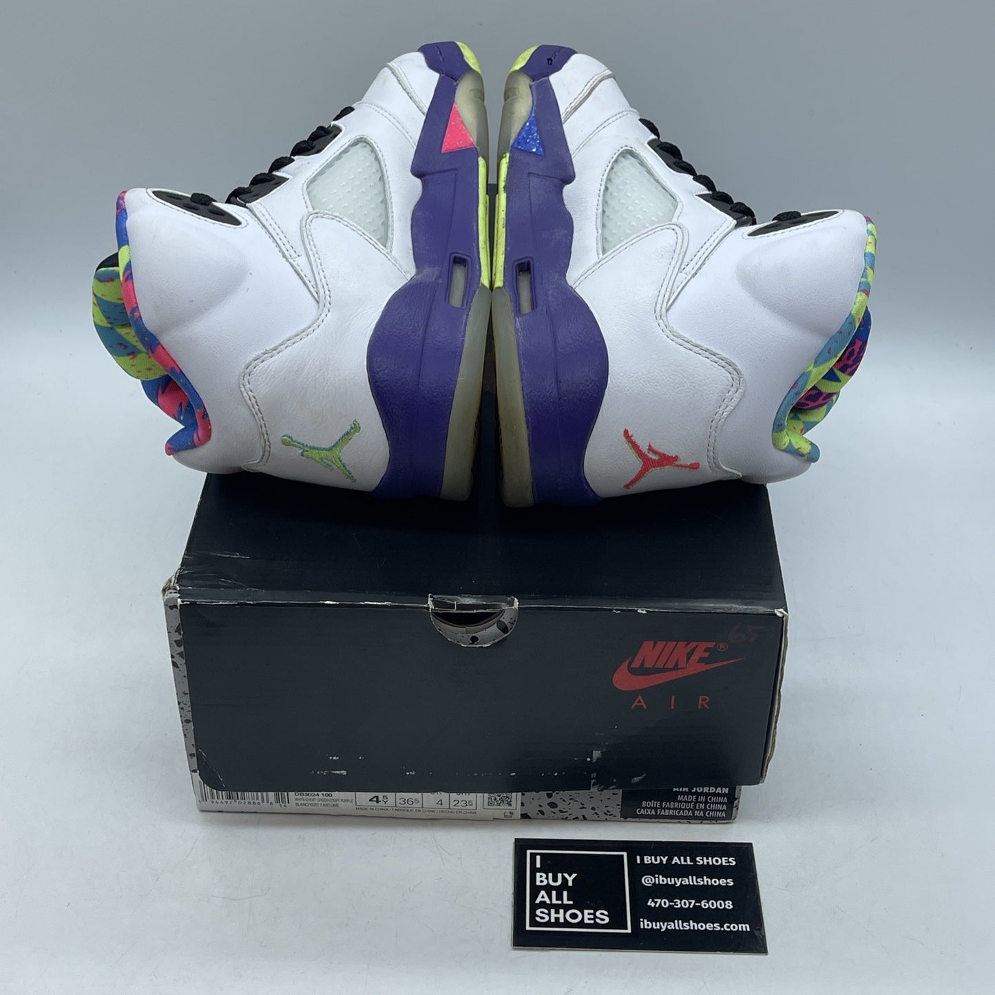 Size 4.5Y - Nike Air Jordan 5 GS Retro Alternate Bel Air (DB3024-100)