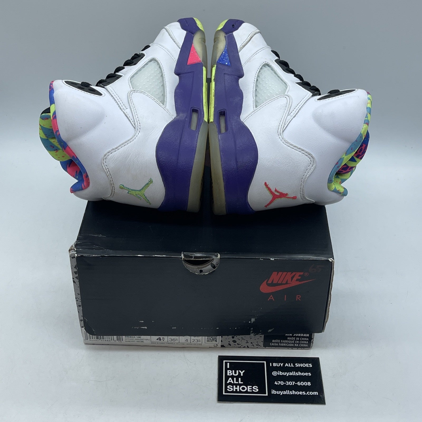 Size 4.5Y - Nike Air Jordan 5 GS Retro Alternate Bel Air (DB3024-100)