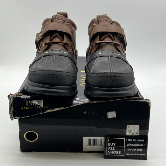 Size 11D - Polo Ralph Lauren Mens Hardy II Ankle Boots Brown Vintage Chunky