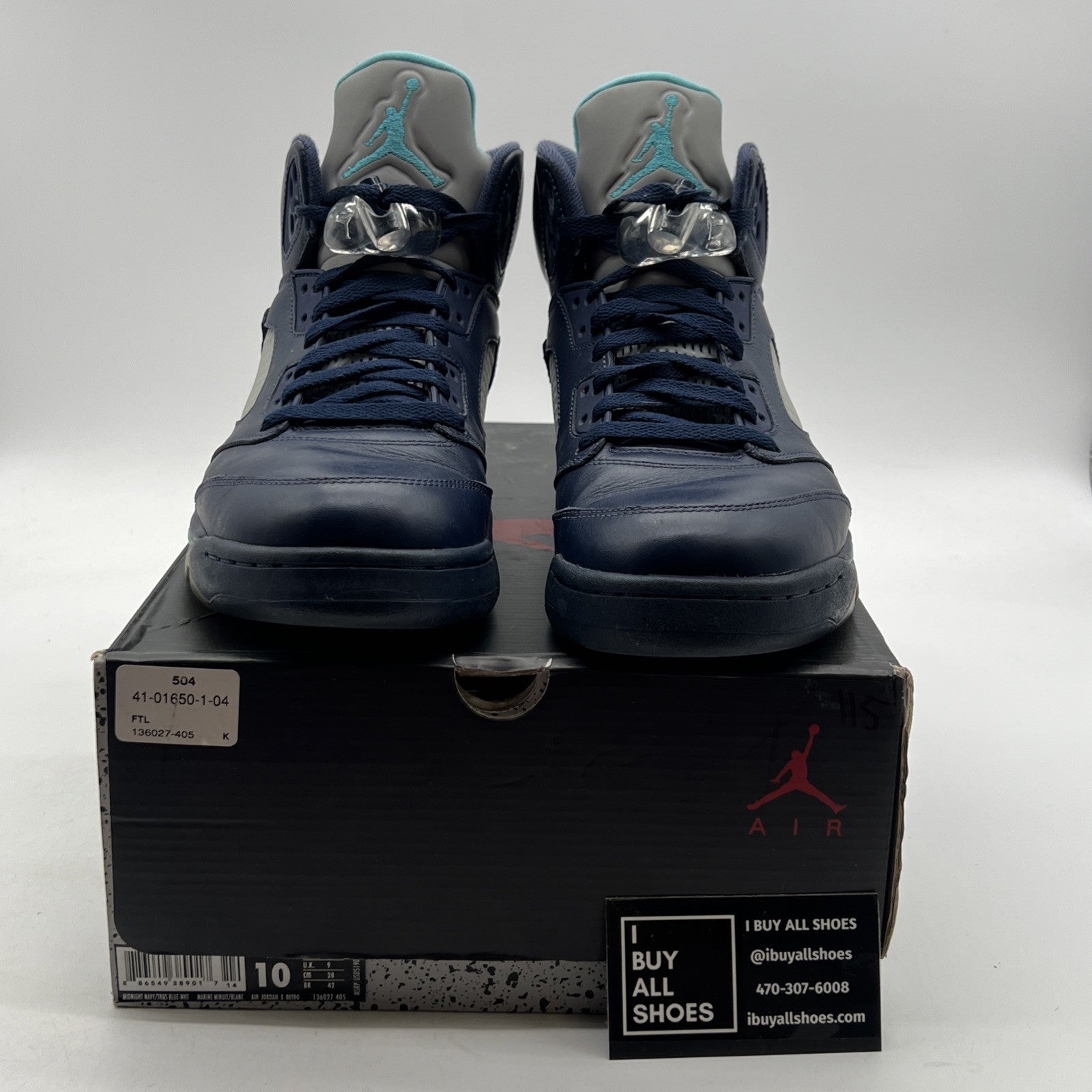 Size 10 - Air Jordan 5 Retro Pre-Grape (136027-405)