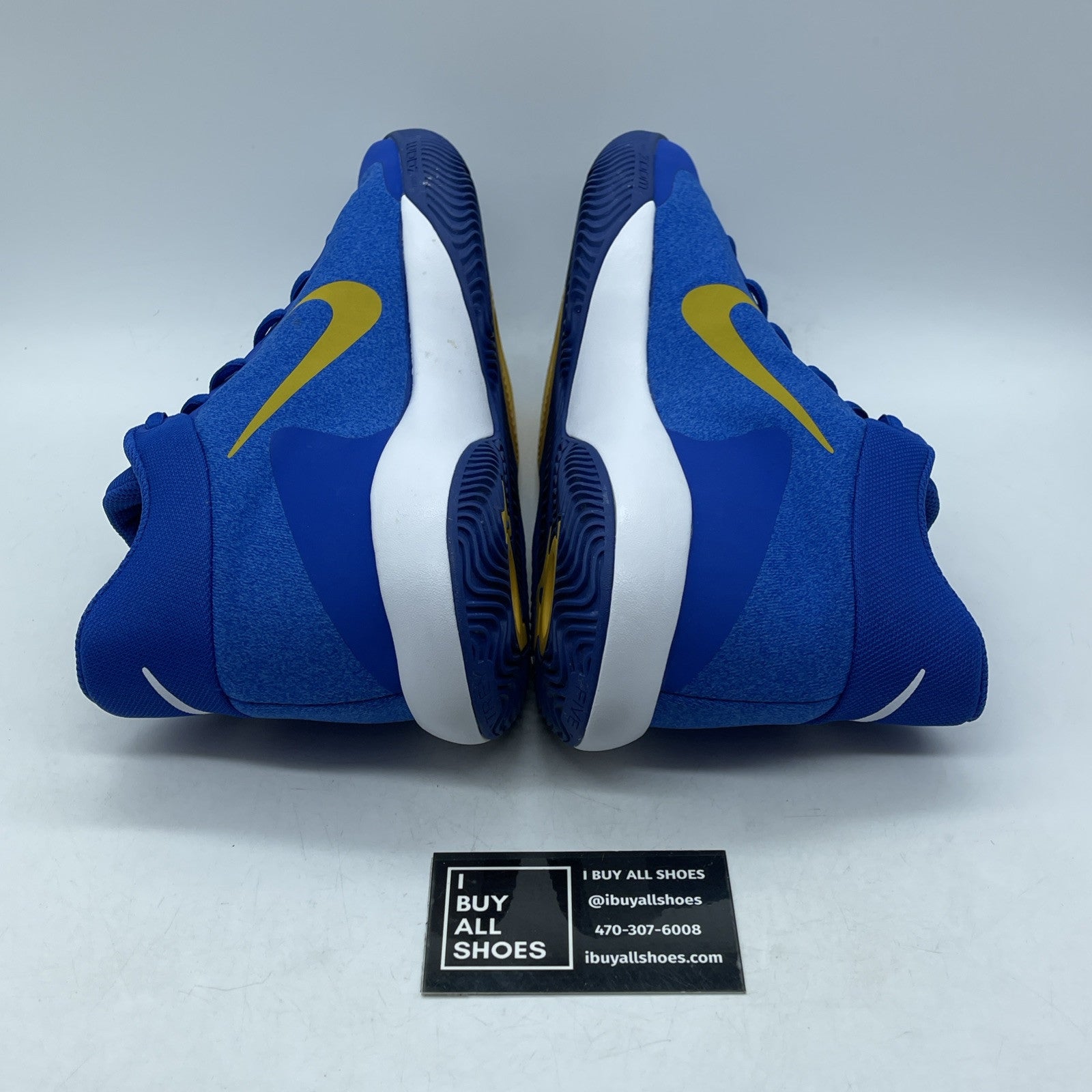 Size 11 - Nike KD Trey 5 V Warriors Blue White Suede Leather (DA7767-603