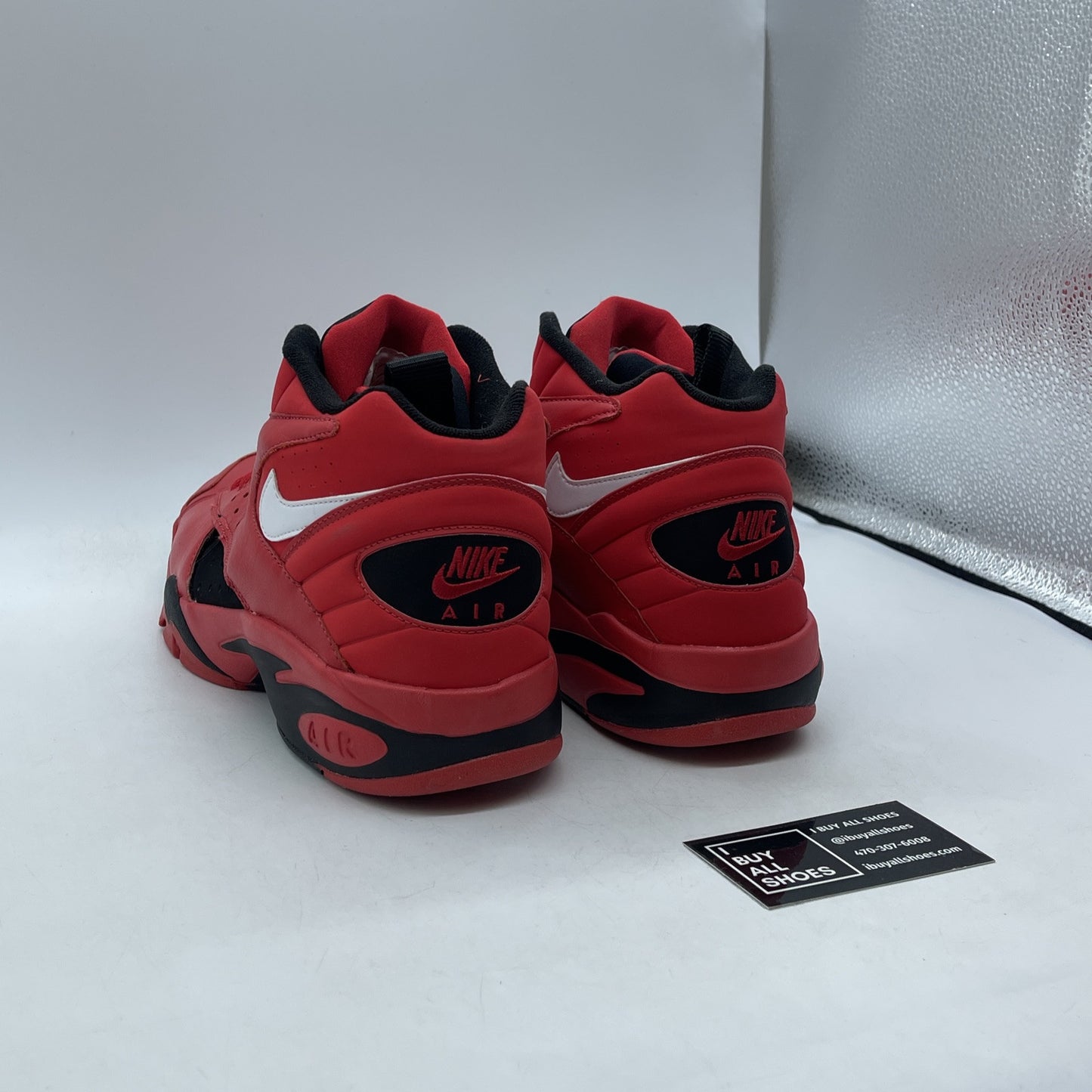 Size 10.5 - Nike Air Maestro 2 QS Trifecta Red Black White Suede (AJ9281-600)