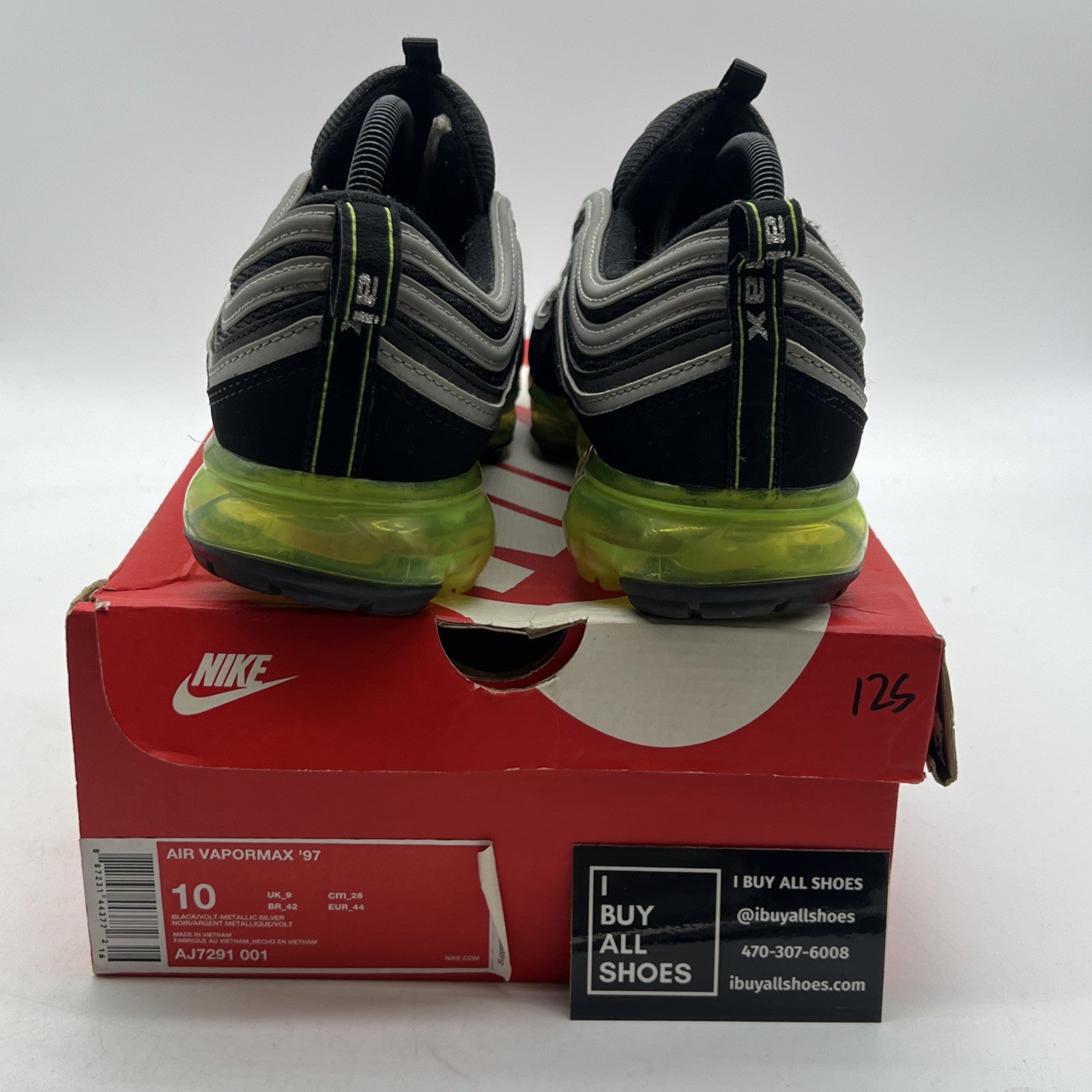 Size 10 - Nike Air VaporMax 97 Neon (AJ7291-001)