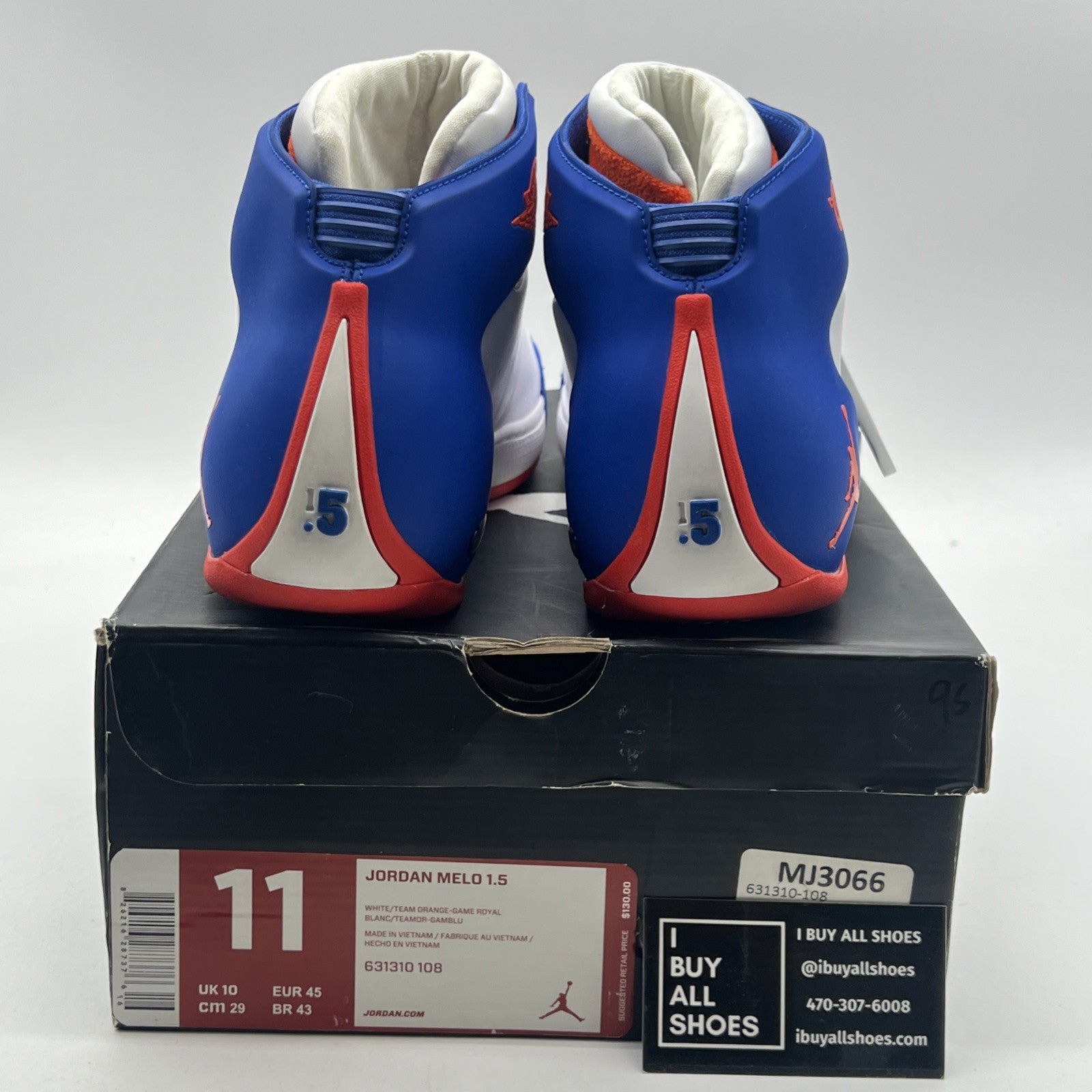 Size 11 - Jordan Melo 1.5 Knicks (631310-108)