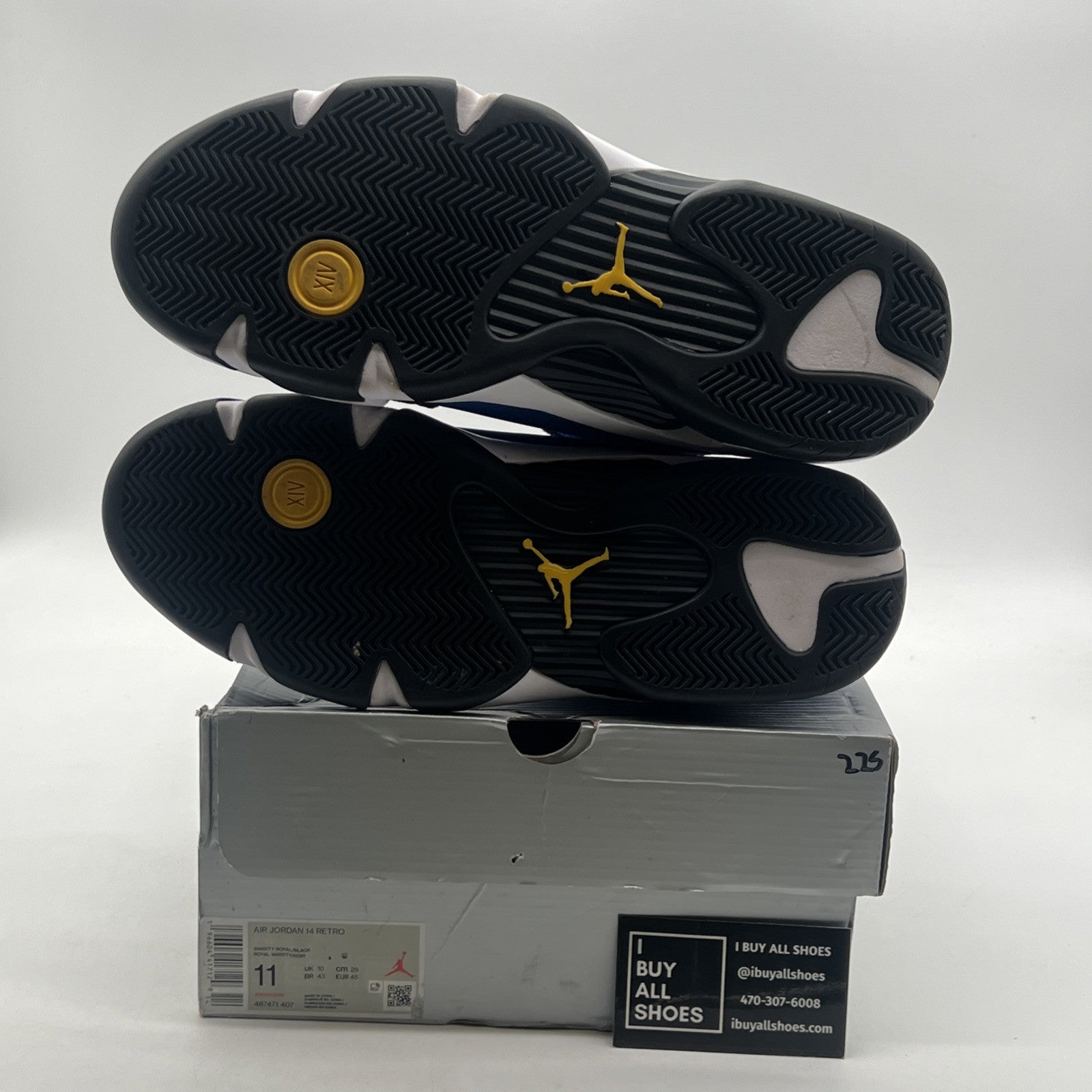 Size 11 - Air Jordan 14 Retro Laney (487471-407)