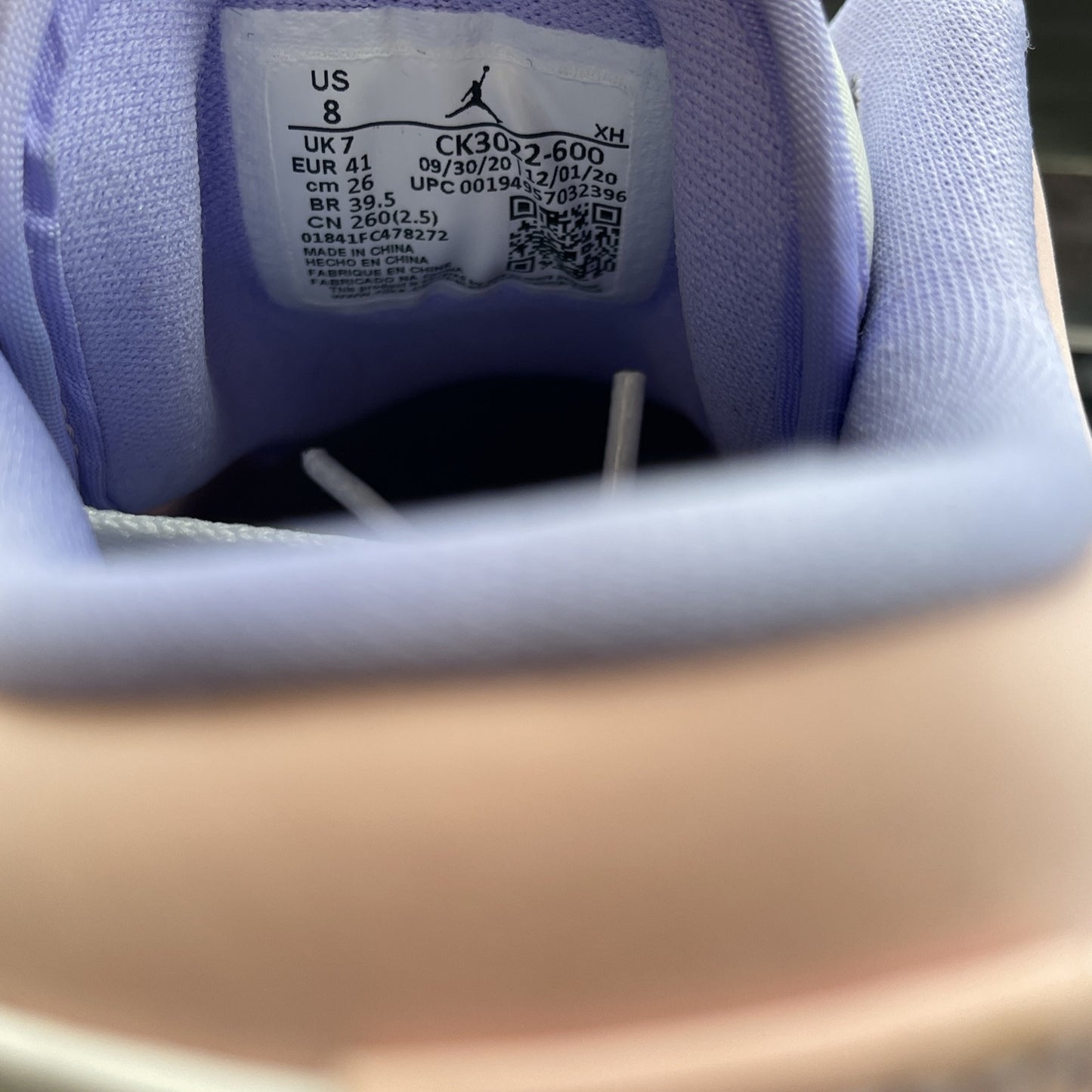 Size 8 - Air Jordan 1 SE Low Arctic Punch Suede Leather (CK3022-600)