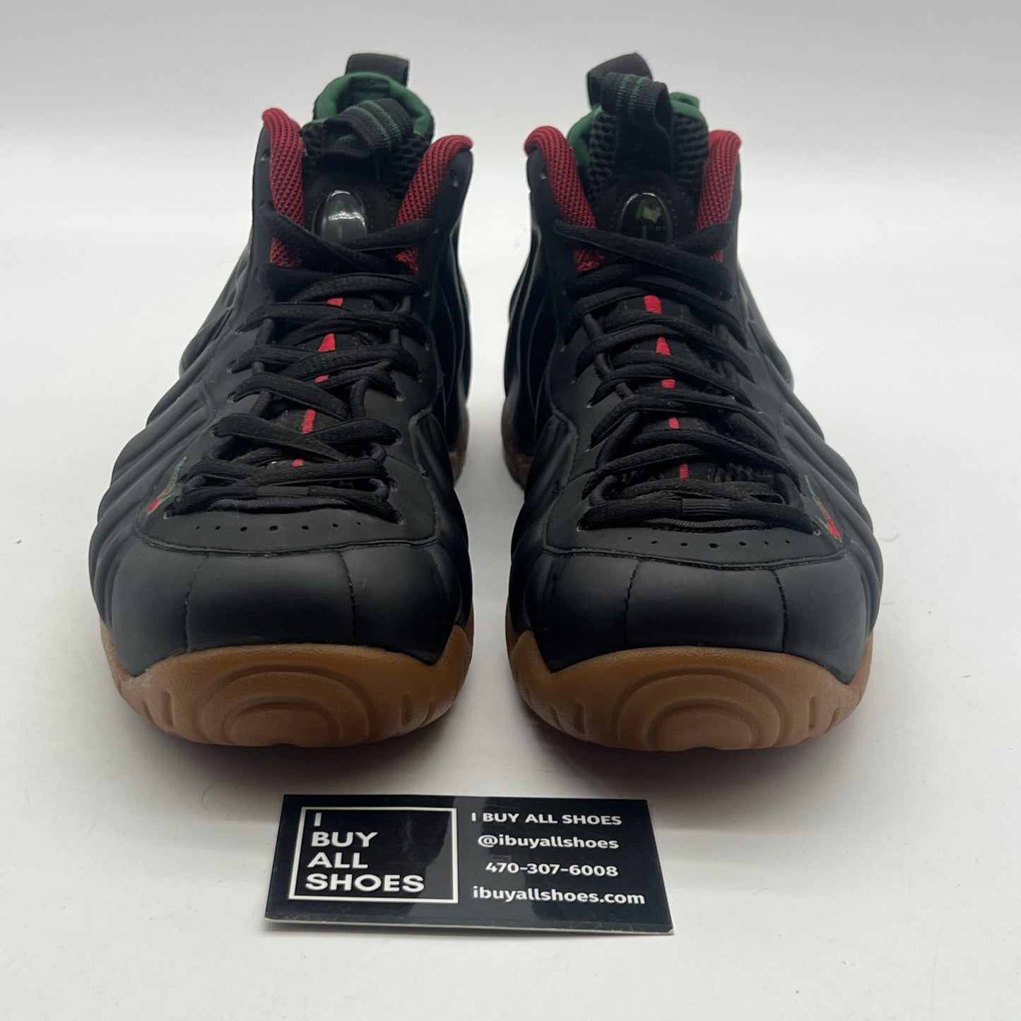 Size 9 - Nike Foamposite Pro Gucci - Black (624041-004)