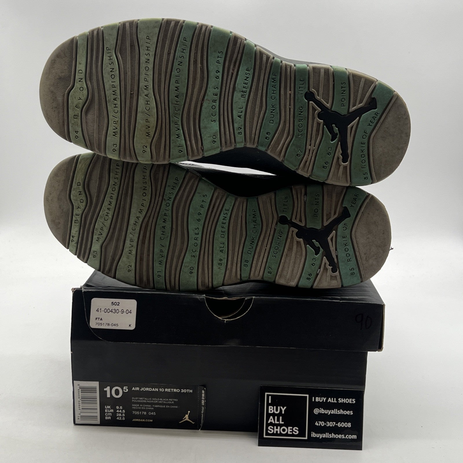 Size 10.5 - Air Jordan 10 Retro Lady Liberty (705178-045)