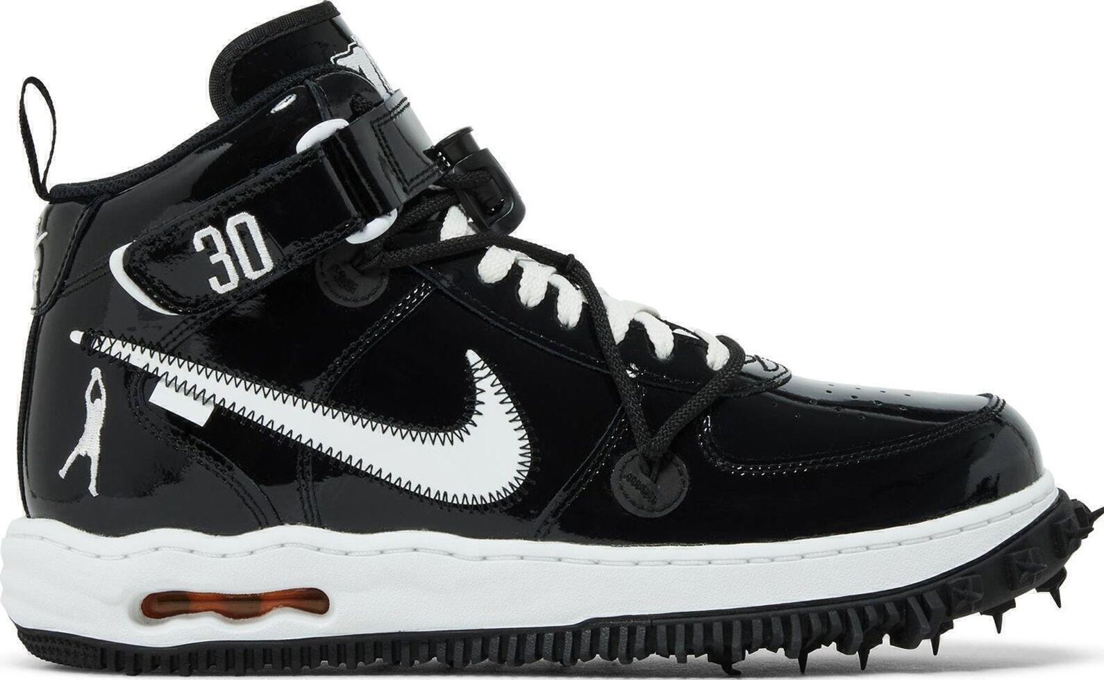 Size 11 - Nike Off-White x Air Force 1 SP Leather Mid Sheed (DR0500-001)