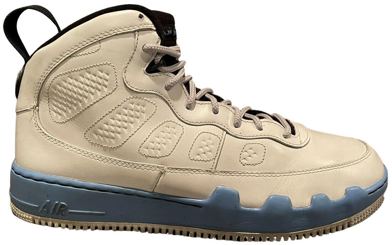 Size 9 - Air Jordan Fusion 9 White Black Blue Leather (352753-101)