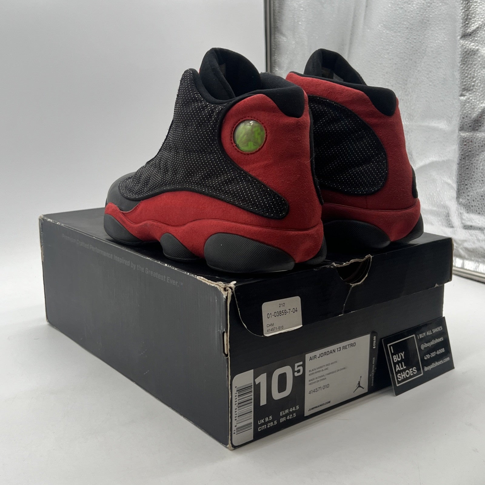 Size 10.5 - Air Jordan 13 Retro 2013 Bred (414571-010)