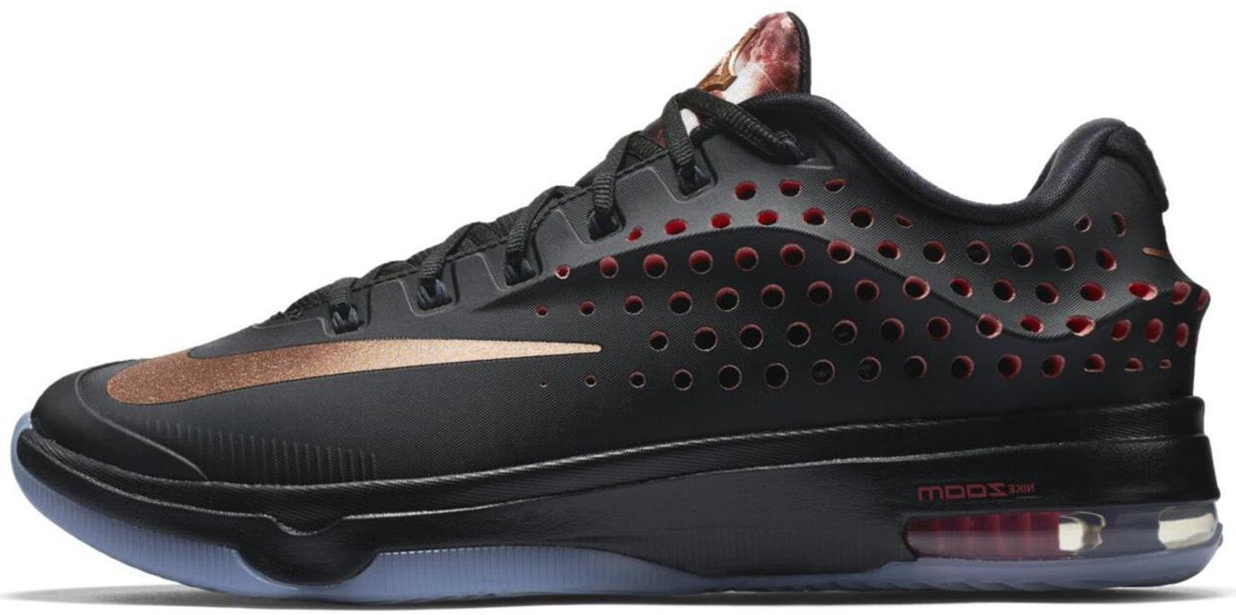 Size 13 - Nike KD 7 Rose Gold Black Leather (724349-090)