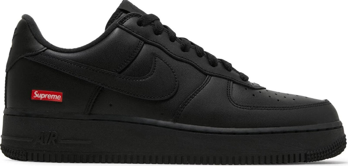Size 10 - Nike Air Force 1 Low x Supreme Box Logo - Black (CU9225-001)