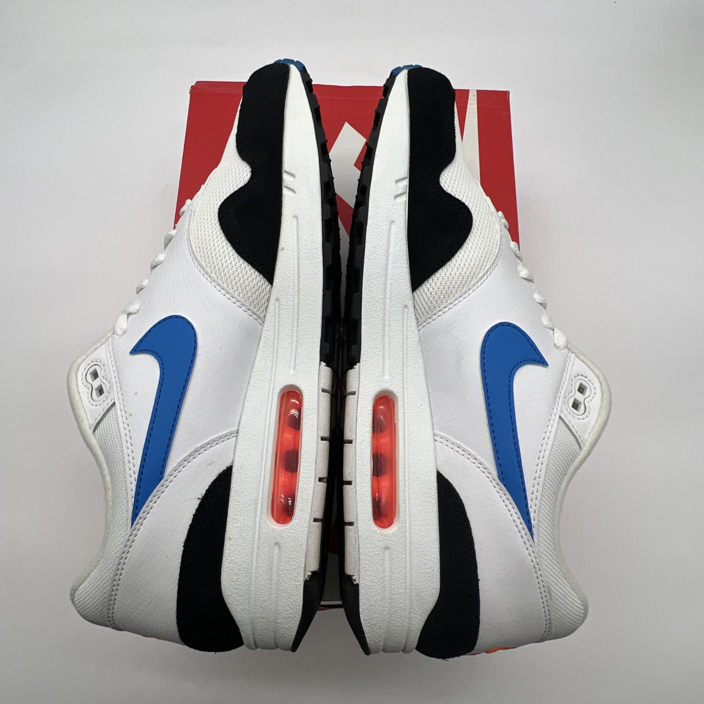 Size 10.5 - Nike Air Max 1 Photo Blue Total Orange (AH8145-112)