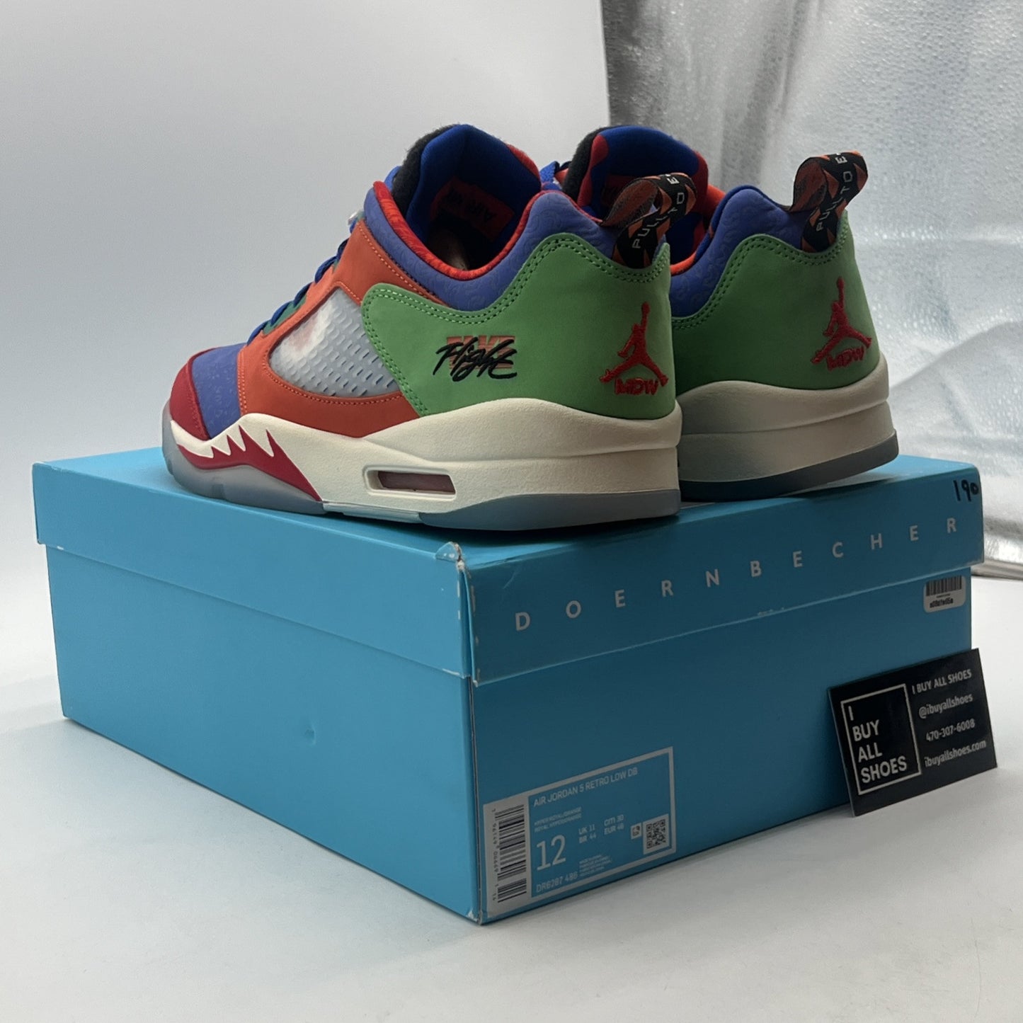 Size 12 - Air Jordan 5 Retro Low Doernbecher 2022 (DR6287-476)