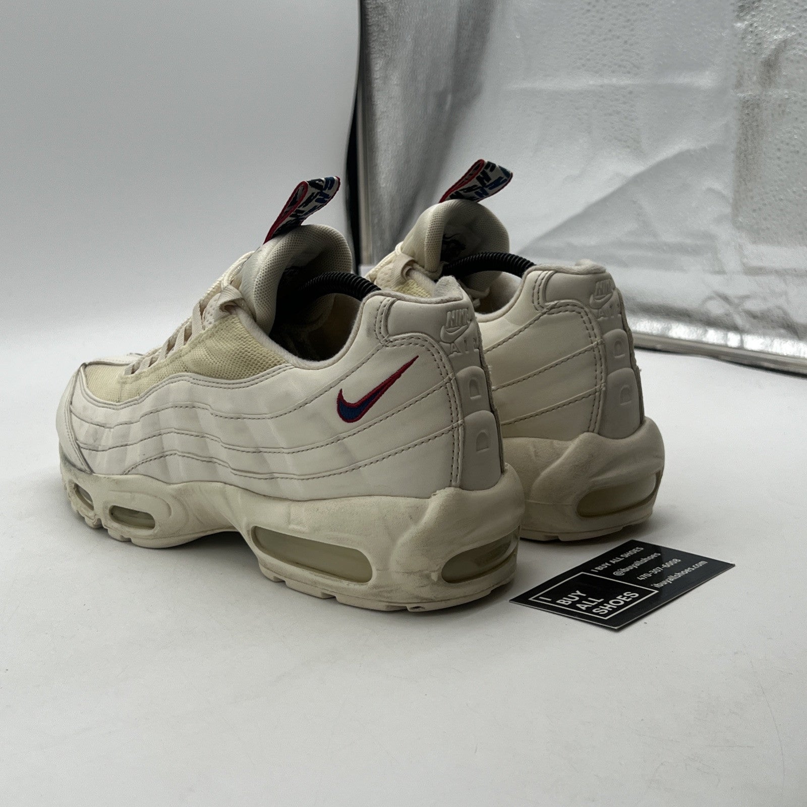 Size 9.5 - Nike Air Max 95 TT Pull Tab Sail (AJ1844-101)