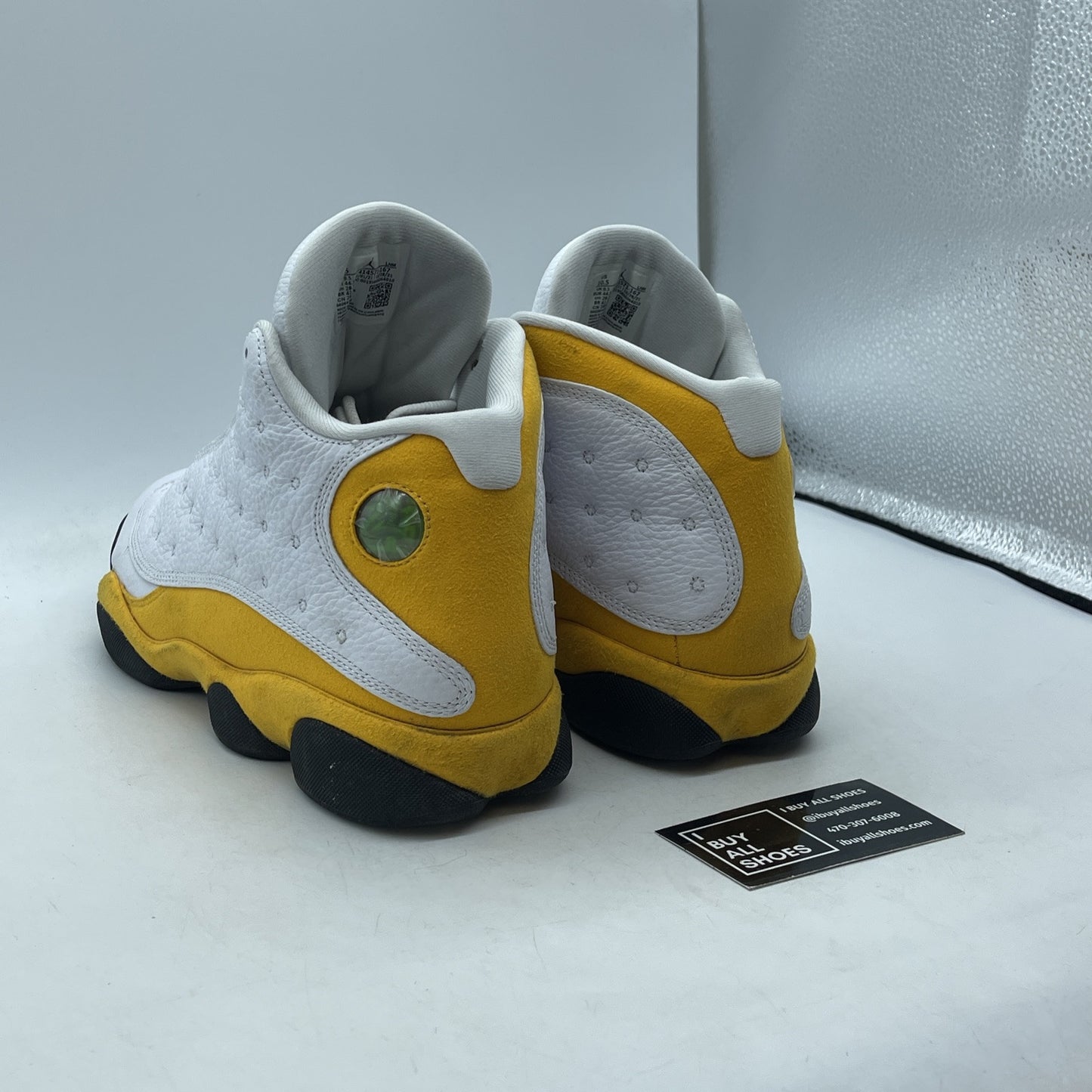 Size 10.5 - Jordan 13 Del Sol 2022 Yellow White Suede Leather (414571-167)