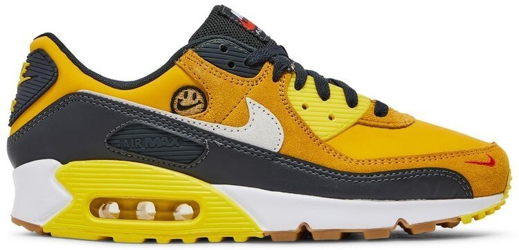 Size 10.5 - Nike Air Max 90 SE Go The Extra Smile Yellow Black (DO5848-700)