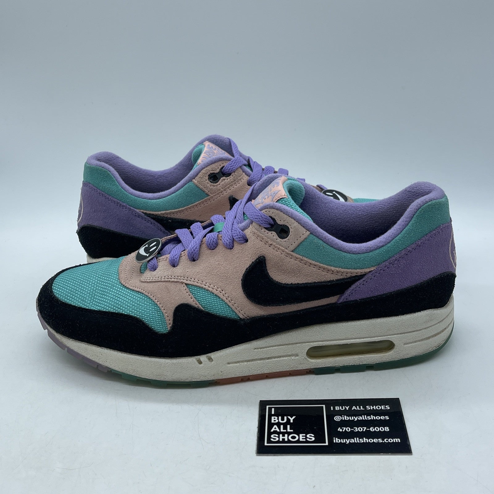 Size 10.5 - Nike Air Max 1 Have A Nike Day Purple Black Suede (BQ8929-500)