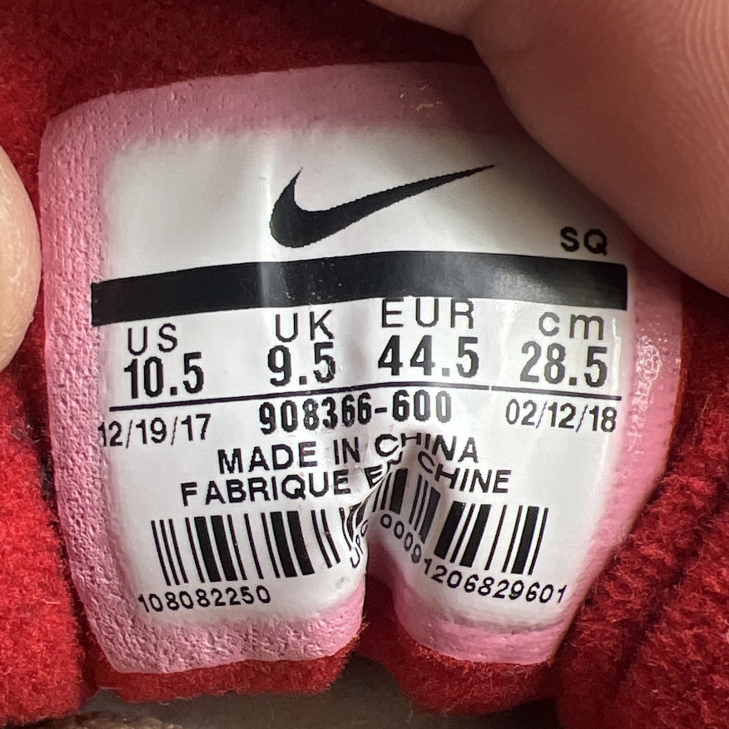 Size 10.5 - Nike Air Max 1 Premium Retro Red Curry (908366-600)