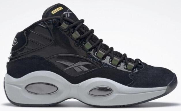 Size 13 - Reebok Panini x Question Mid Black Pulsar Prizm (HQ4135)