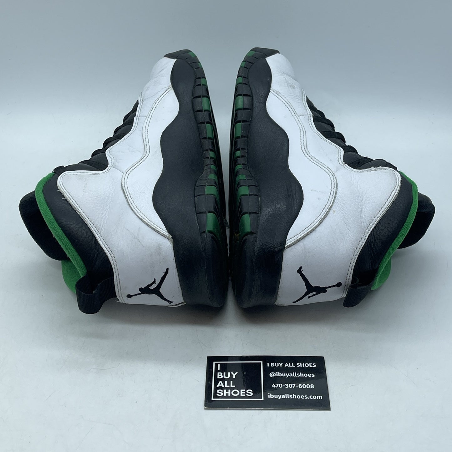 Size 10.5 - Air Jordan 10 Retro 2019 Seattle Black White Leather (310805-137)