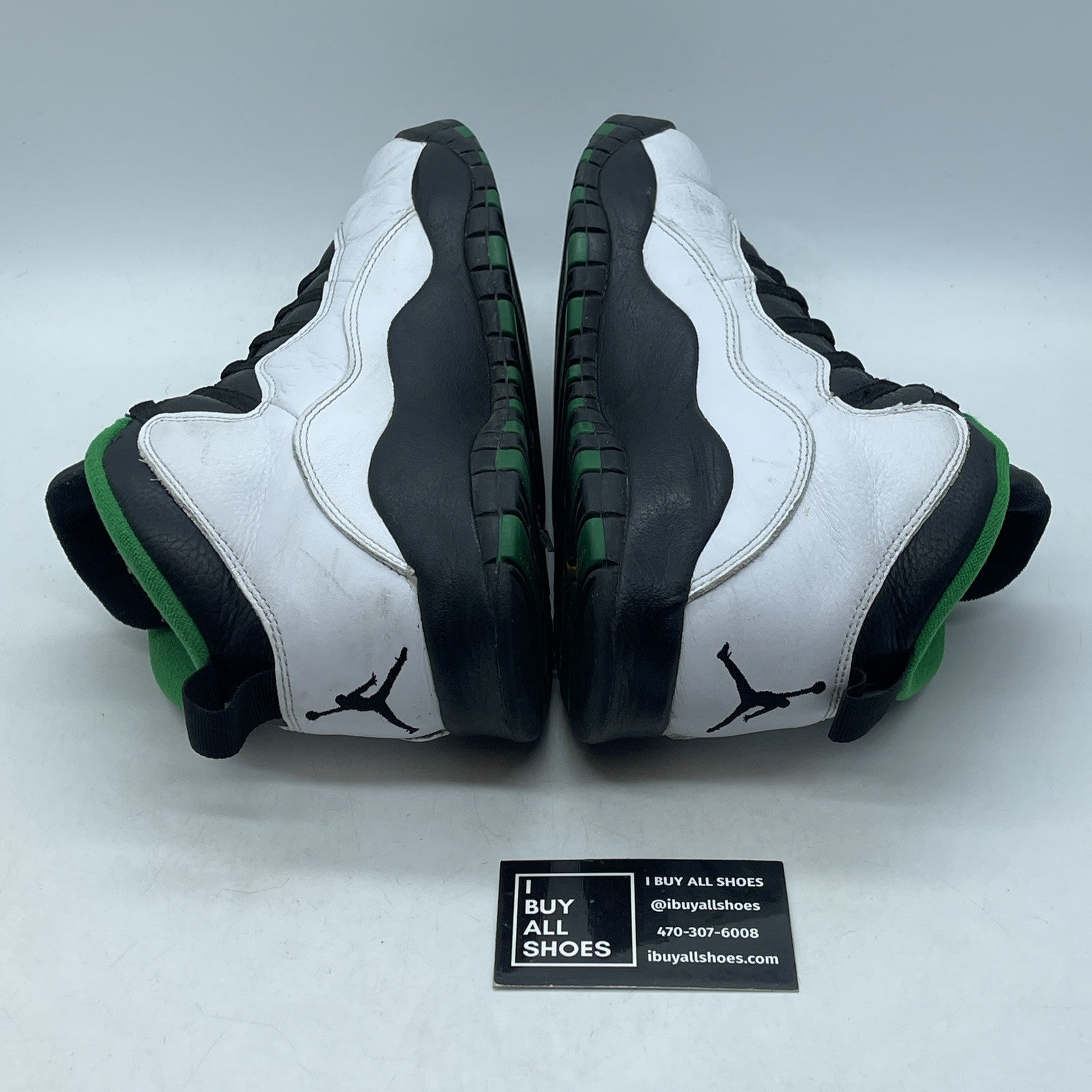 Size 10.5 - Air Jordan 10 Retro 2019 Seattle Black White Leather (310805-137)