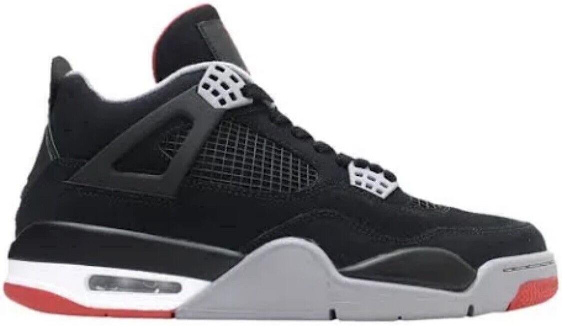Size 10.5 - Air Jordan 4 Retro bred release 2012 (308497-089)