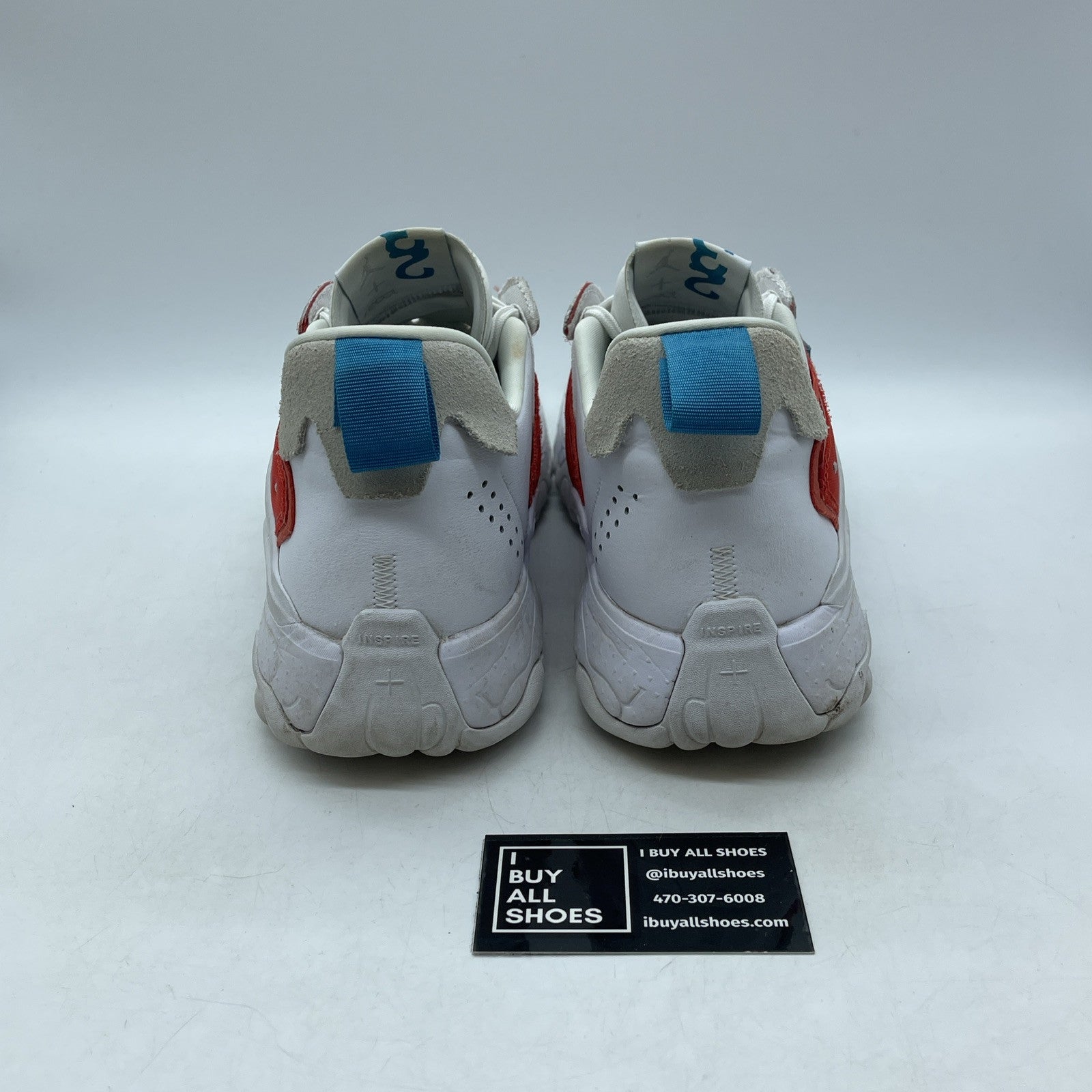 Size 10.5 - NIKE AIR JORDAN DELTA 2 CHILE RED-WHITE-GREY FOG (DC7701-100)