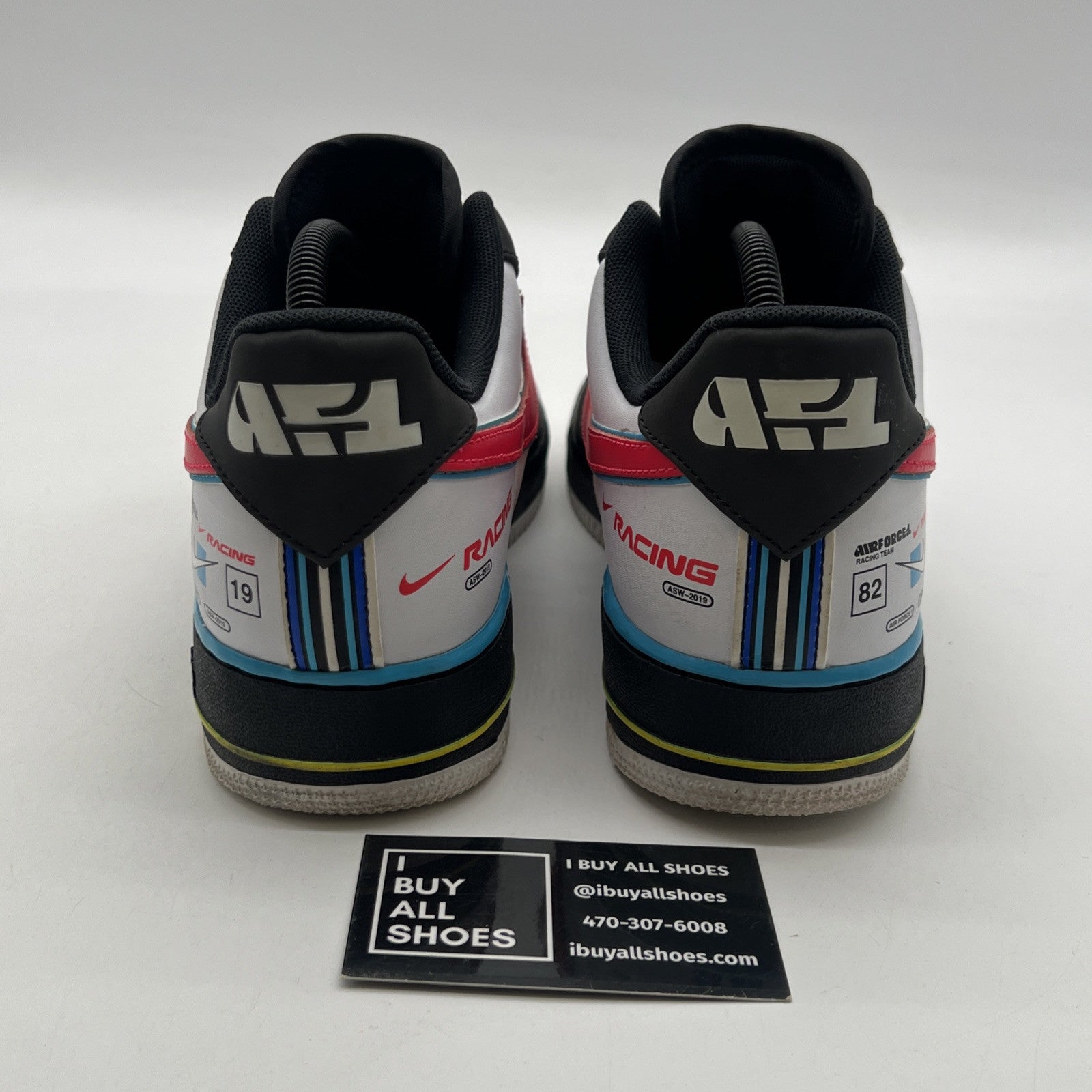 Size 9.5 - Nike Air Force 1 '07 QS Low Motorsport (AH8462-004)