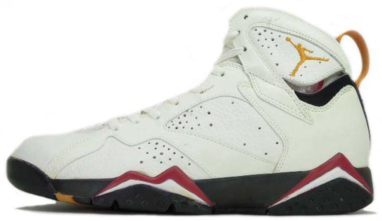 Size 10.5 - Air Jordan 7 OG 1992 Cardinal White Gold Leather (130014-101)