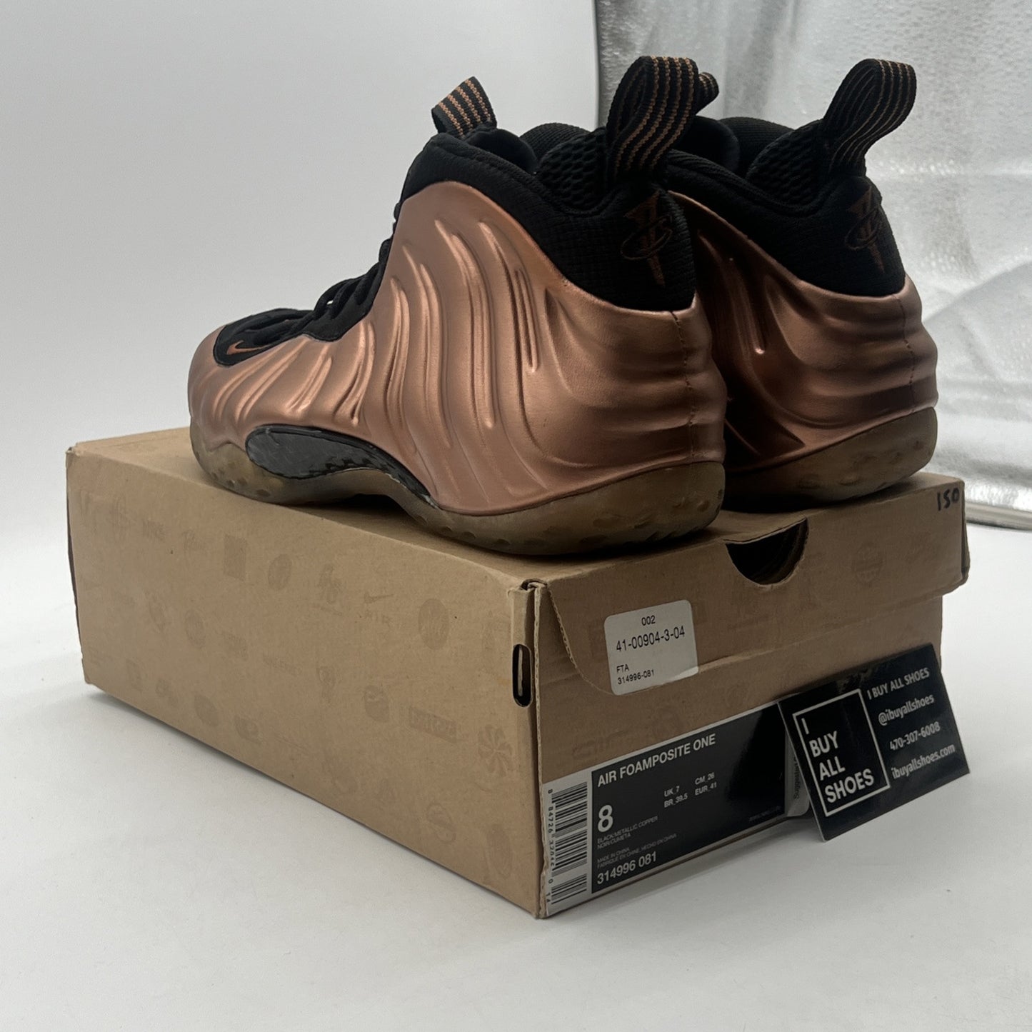 Size 8 - Nike Air Foamposite One Dirty Copper (314996-081)