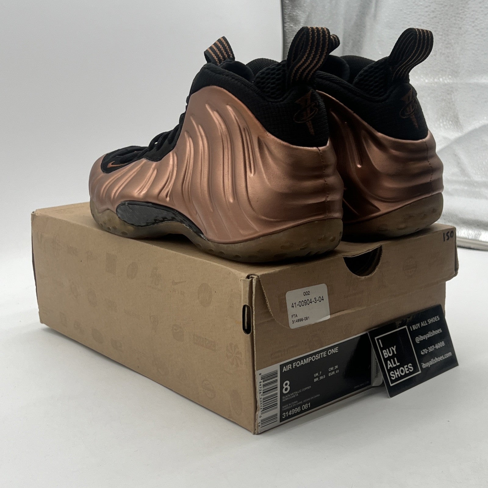 Size 8 - Nike Air Foamposite One Dirty Copper (314996-081)