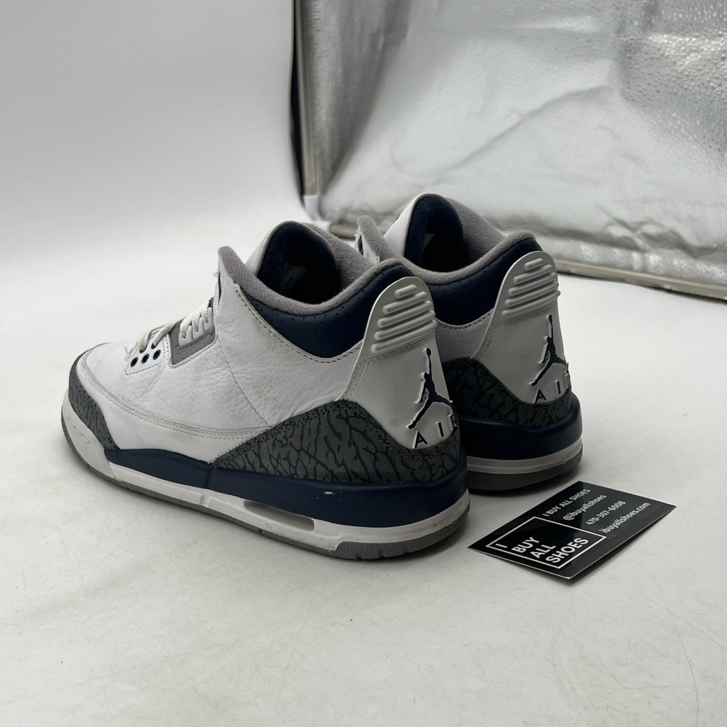 Size 5.5Y - Air Jordan 3 Retro Midnight Navy (CT8532-140)