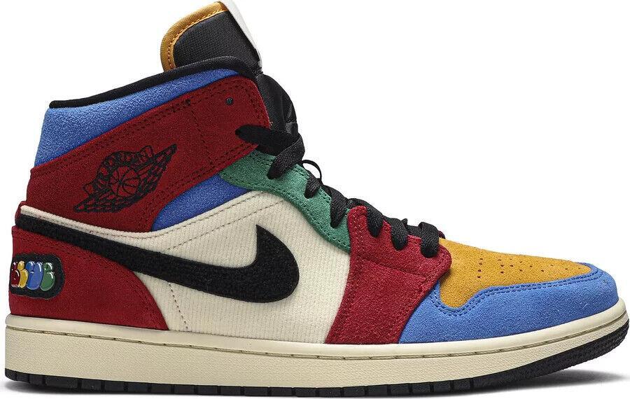 Size 9.5 - Blue The Great x Air Jordan 1 Mid Fearless (CU2805-100)