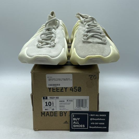 Size 10.5 - adidas Yeezy 450 Cloud White Suede (H68038)